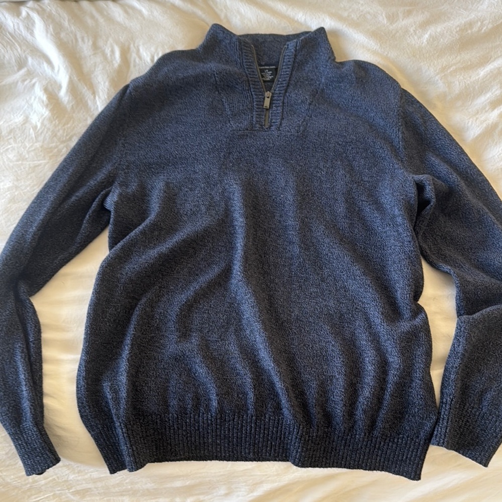 Men's Navy Blue Half-Zip Sweater Calvin Klein